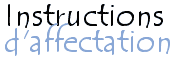 Instructions d'affectation en assembleur