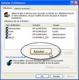Partage et autorisations