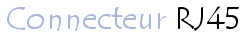 Connecteur RJ45