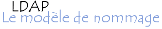 Le modèle de nommage LDAP