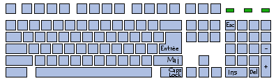 Clavier étendu à 102 touches