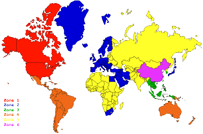 Les zones de DVD vidéo