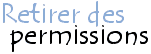 SQL - La suppression de permissions