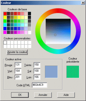 Sélectionneur de couleur