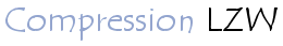Compression LZW